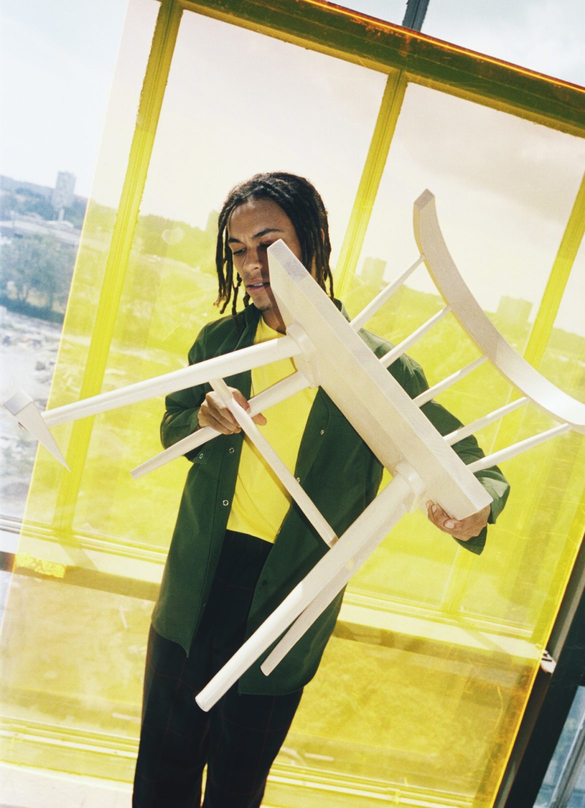 ikea 3 chaise off white