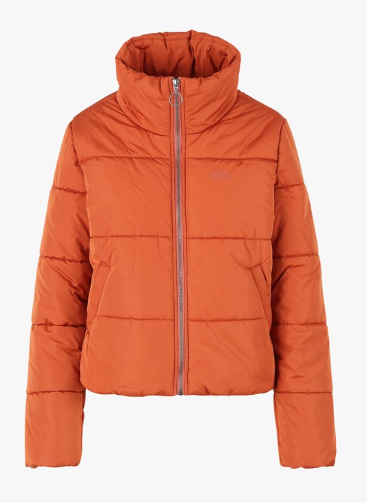 2348250.315 doudoune orange portée par un mannequin