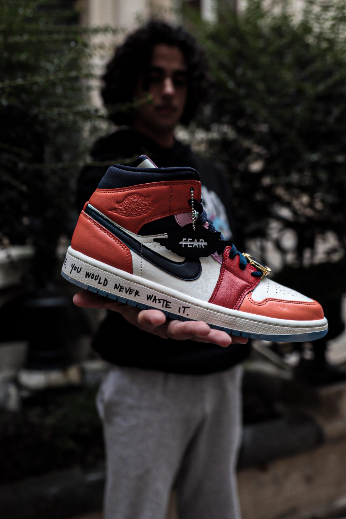 Jordan 1 Mid SE Fearless Melody Ehsani orange