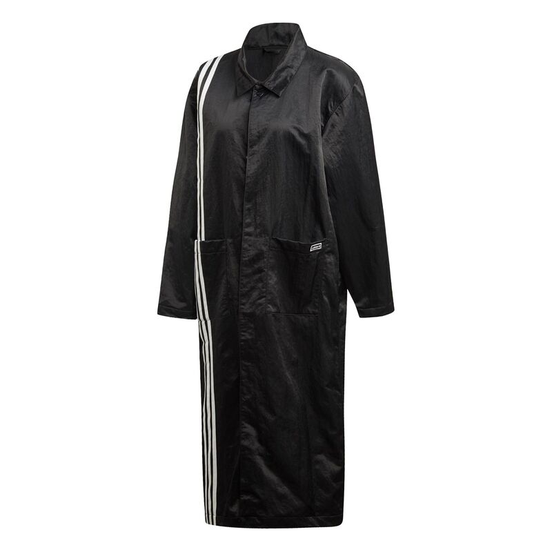 P.KJ49563201-z4 long manteau noir adidas