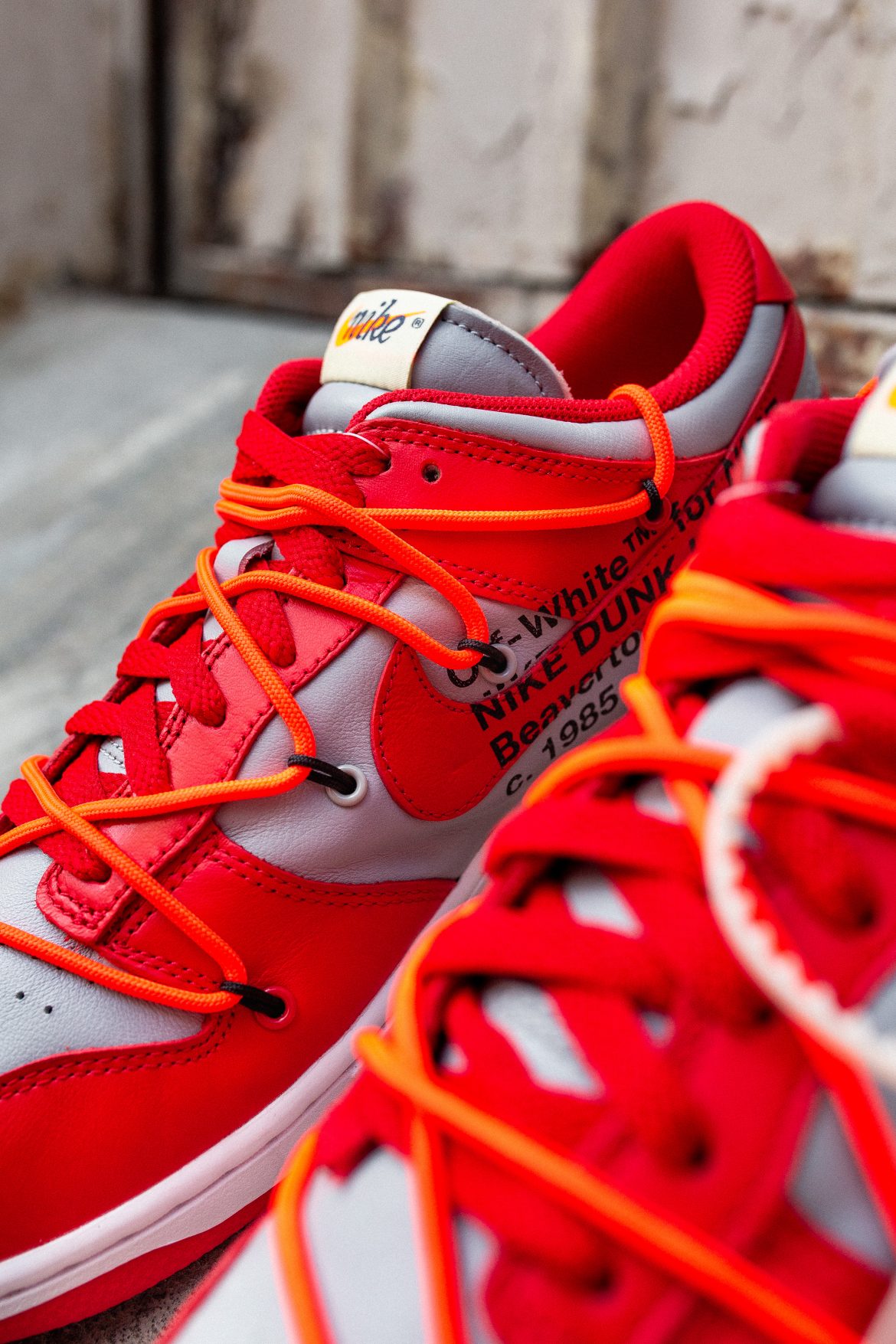 Nike Dunk Offwhite Red