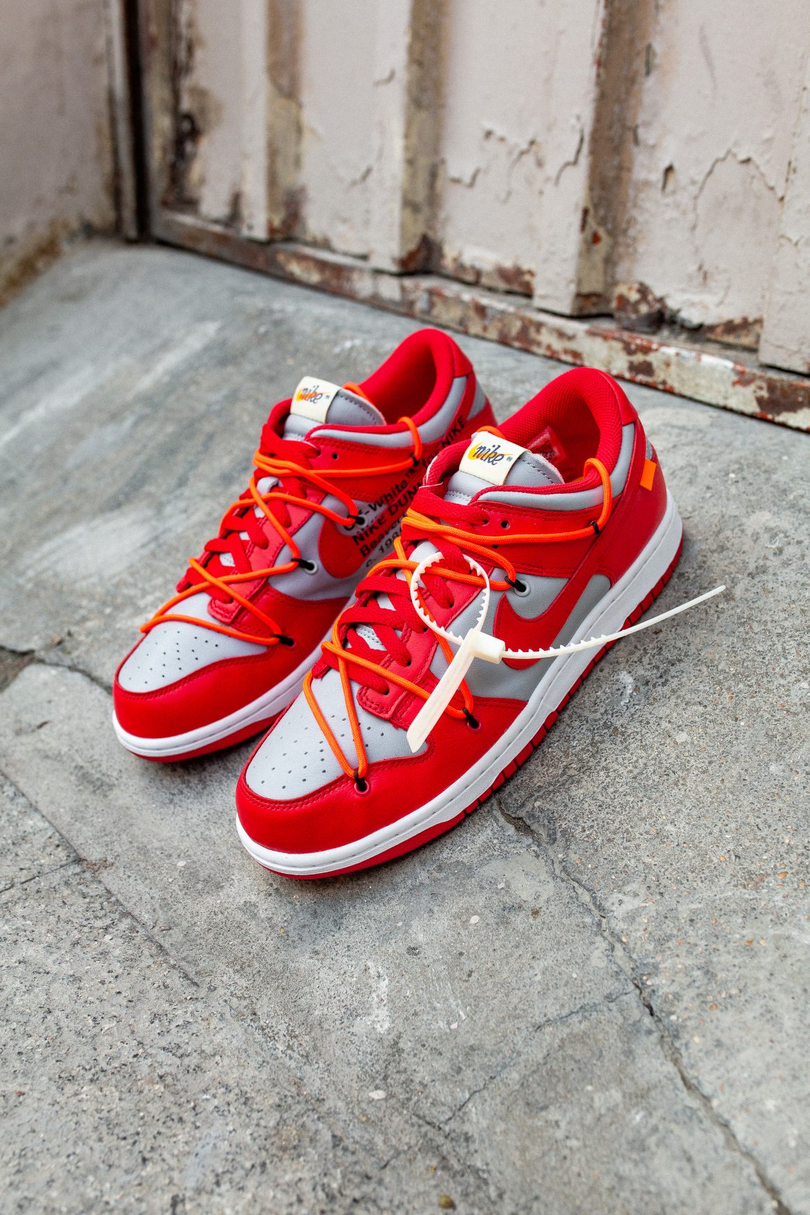 Nike Dunk Offwhite Red