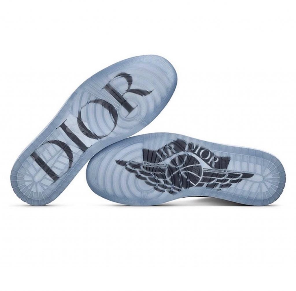 Air Jordan 1 Dior Sole Semelle