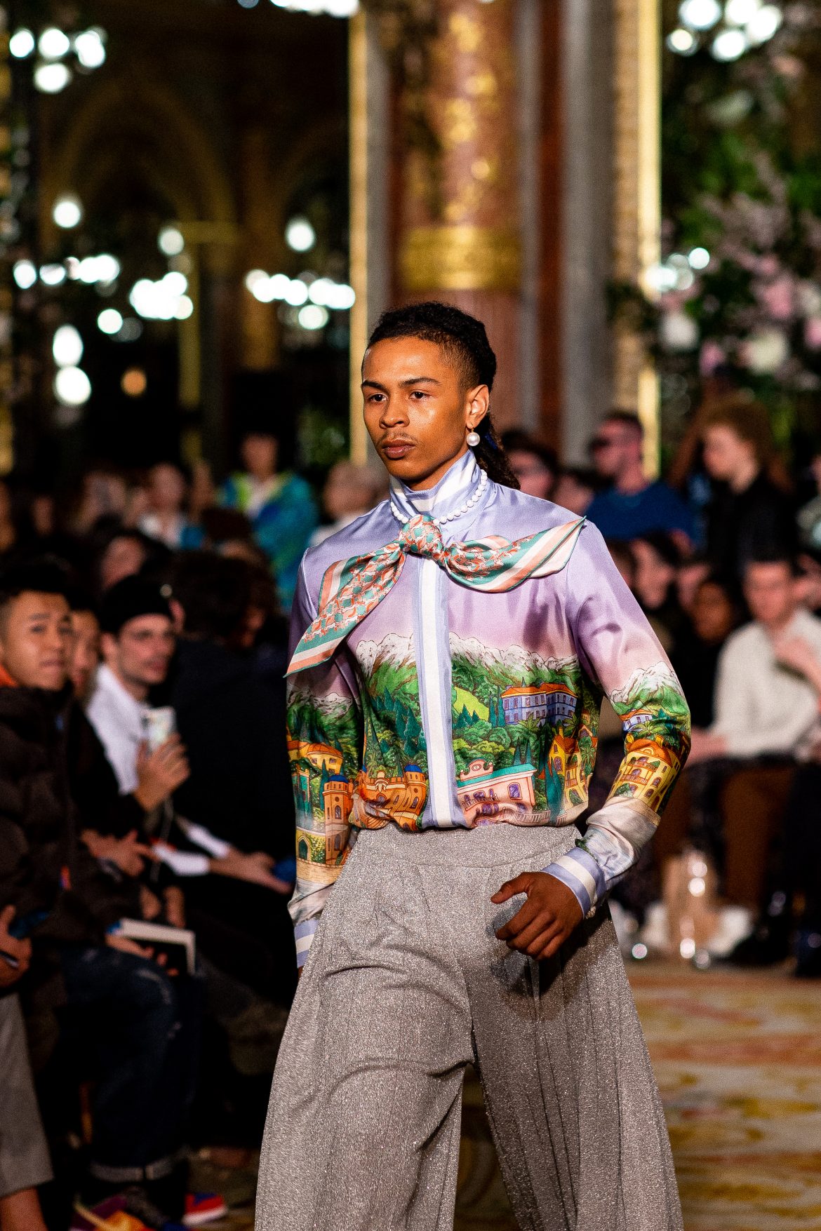 mannequin Casablanca A/W20 Paris Fashion Week 2020 PFW20