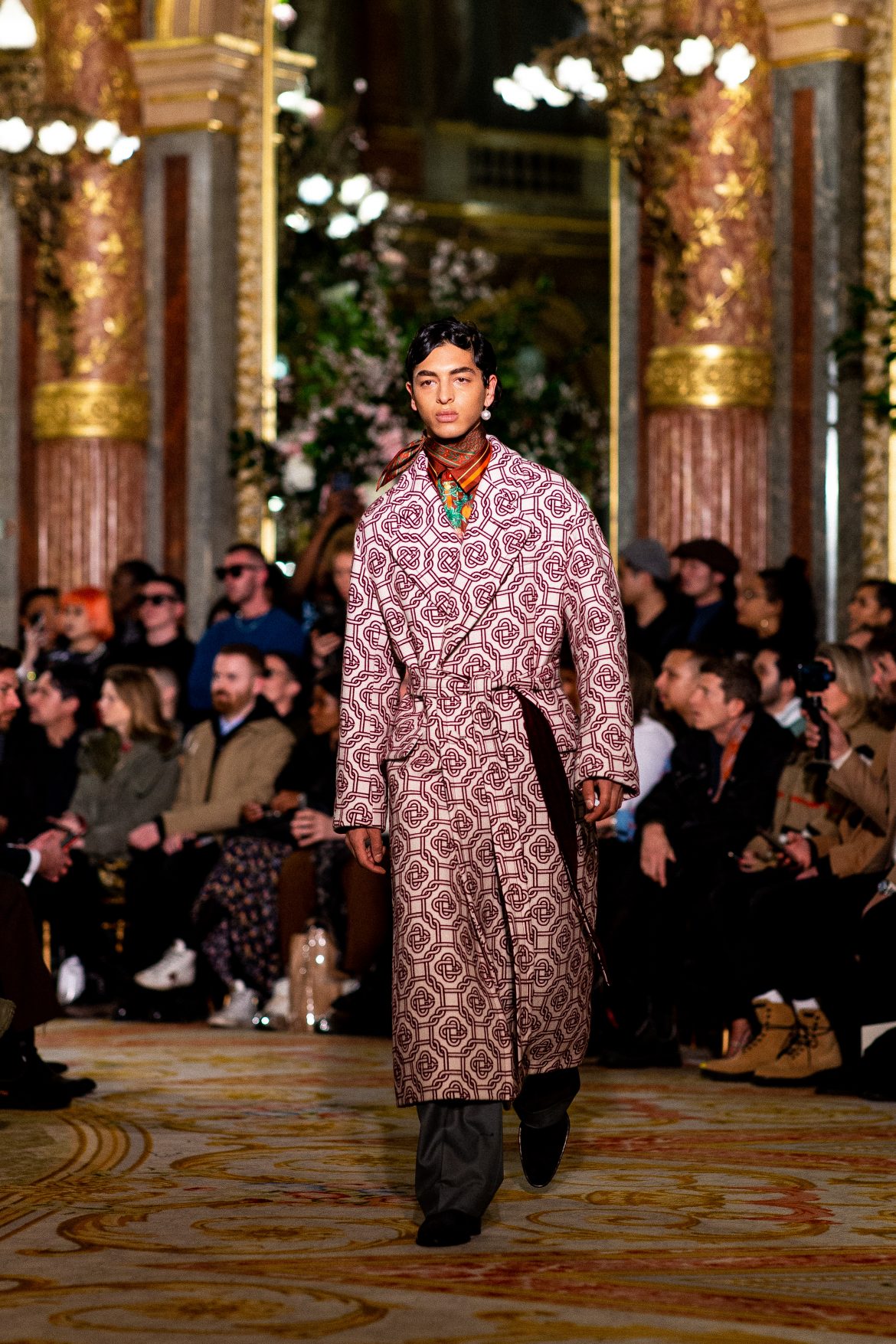 mannequin Casablanca A/W20 Paris Fashion Week 2020 PFW20