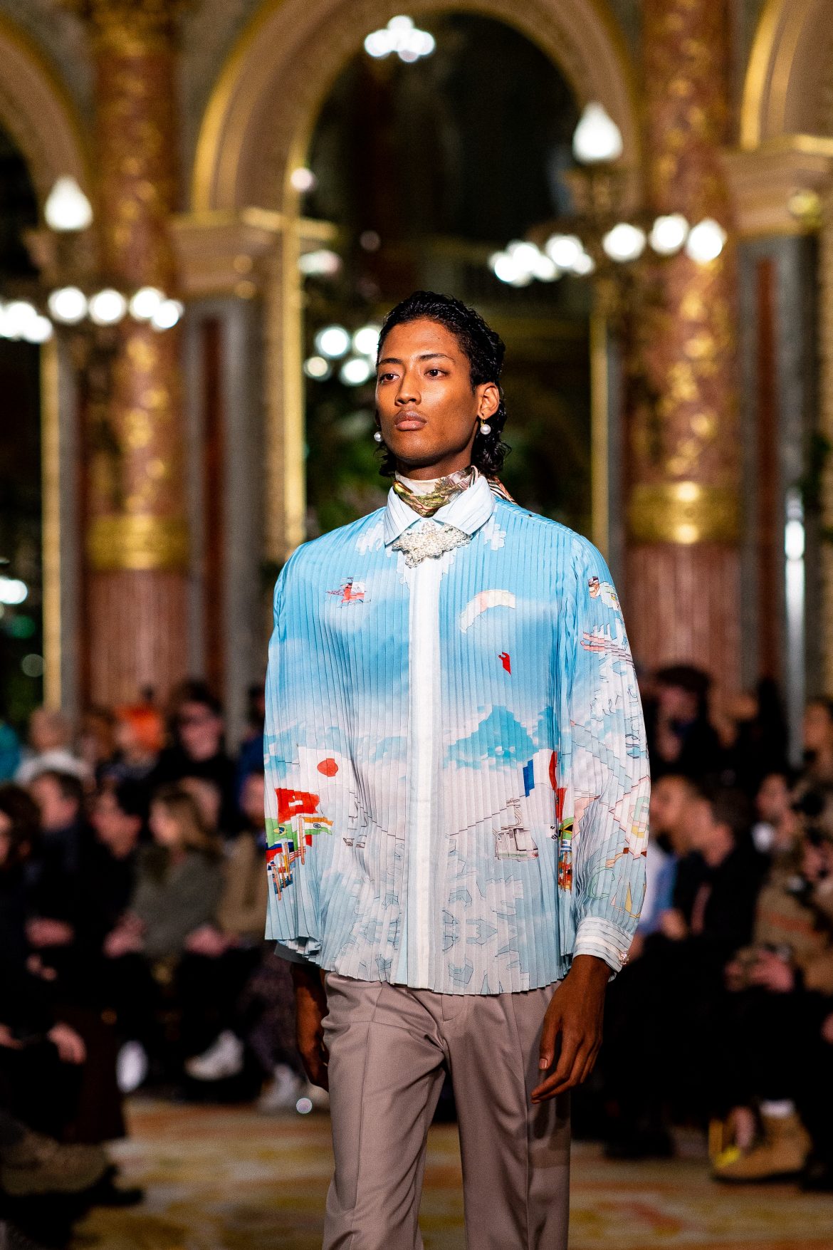 mannequin Casablanca A/W20 Paris Fashion Week 2020 PFW20