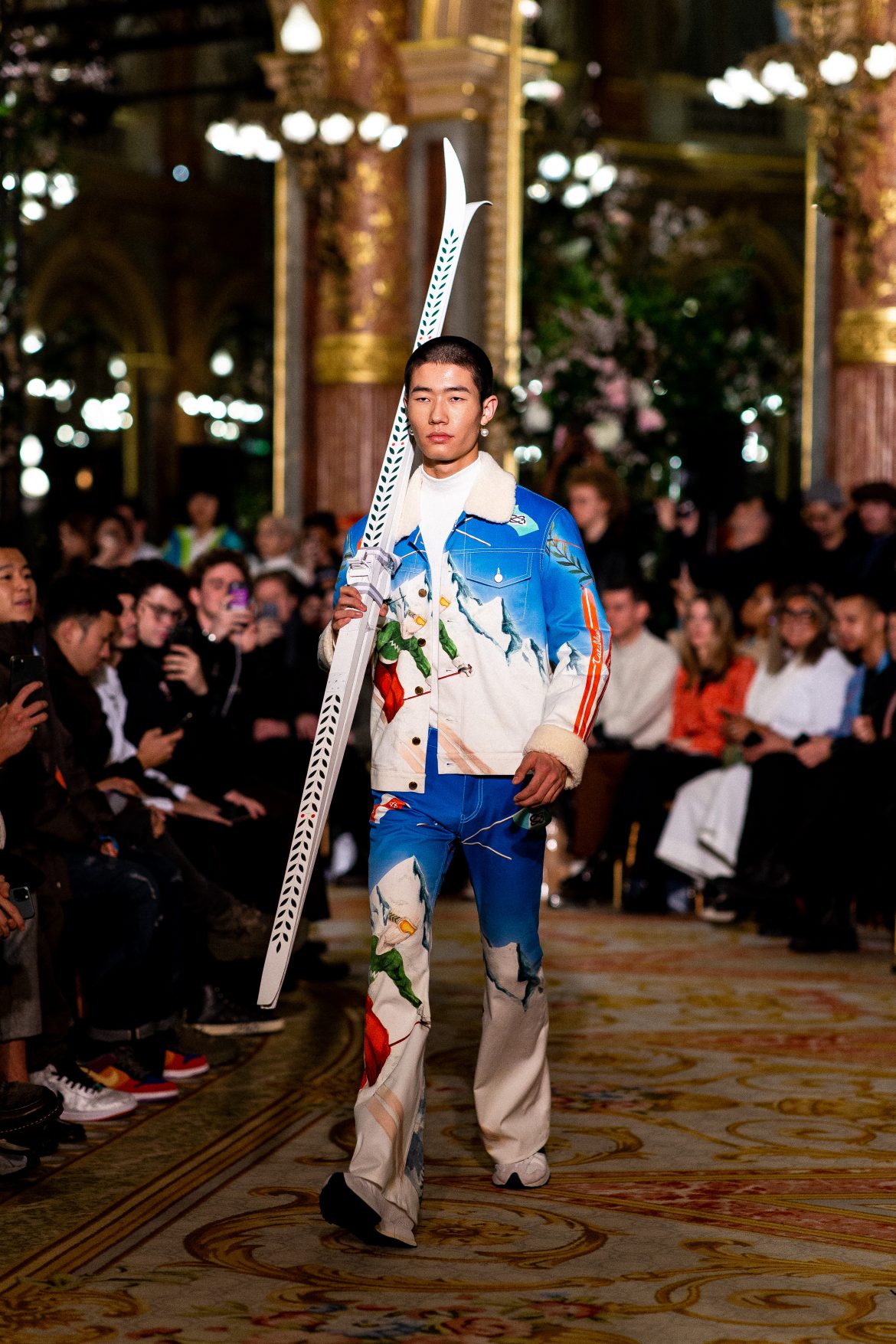 mannequin Casablanca A/W20 Paris Fashion Week 2020 PFW20