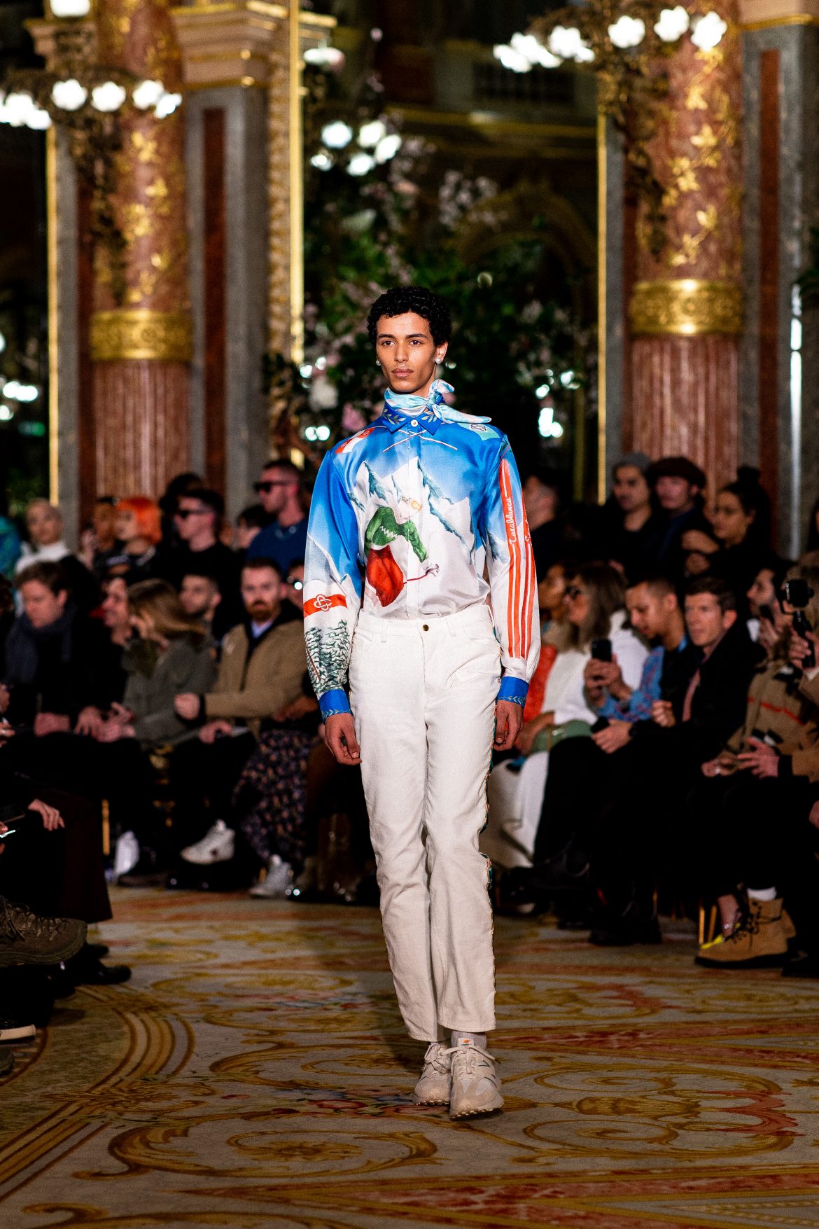 mannequin Casablanca A/W20 Paris Fashion Week 2020 PFW20