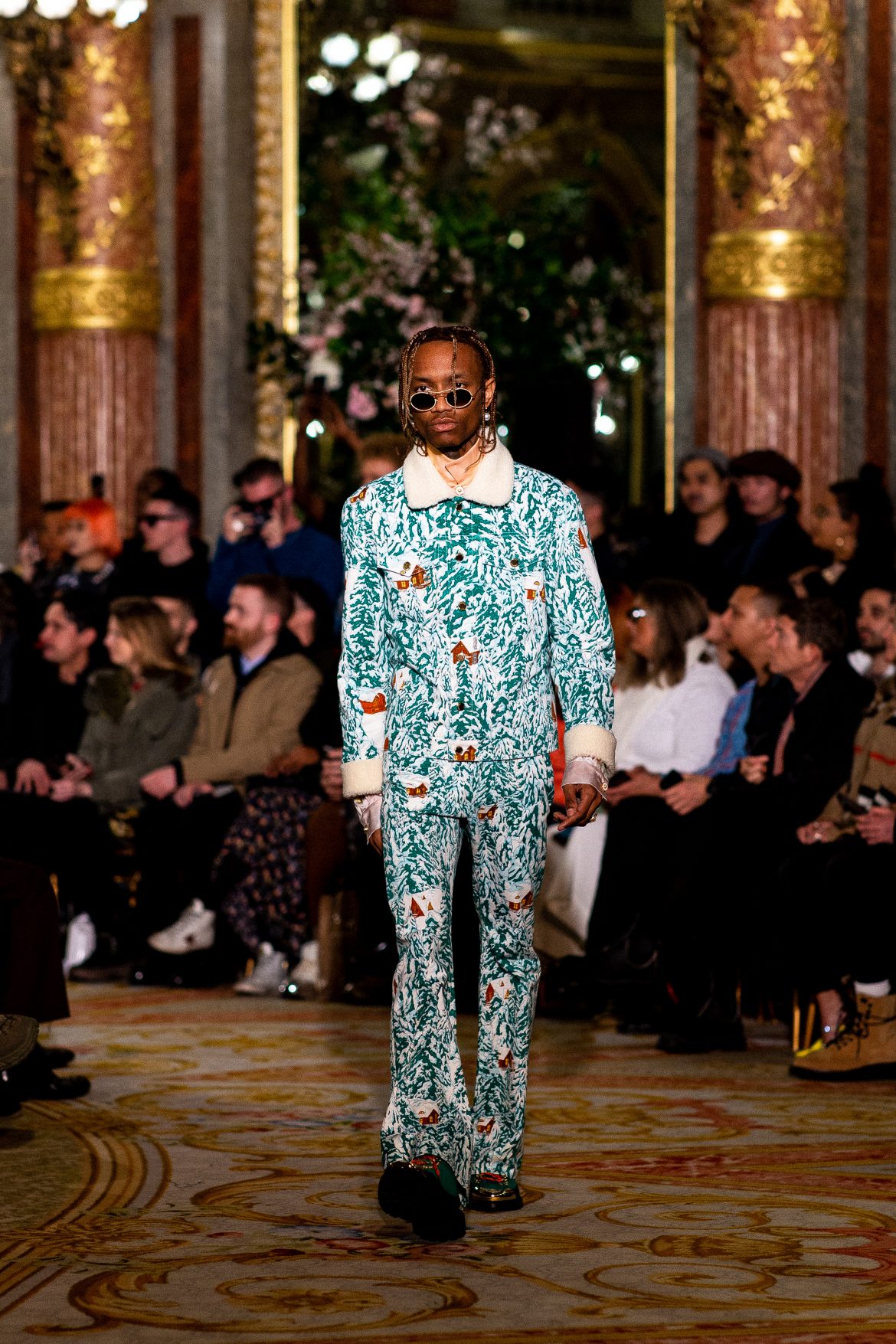 mannequin Casablanca A/W20 Paris Fashion Week 2020 PFW20