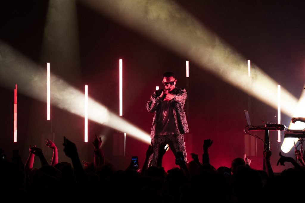 ICO sur scène lors de son concert à Paris en février 2020