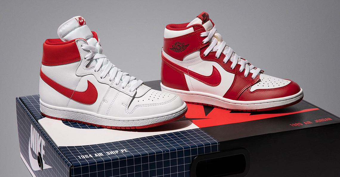 All-Star-Weekend-Nike-Air-Jordan-1-85-Air-Ship-0 Nike Jordan 1 red rouge white blanc All Star 2020