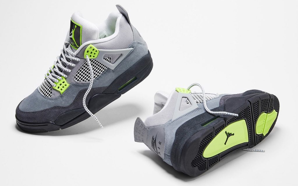 Air Jordan 4 Neon Volt