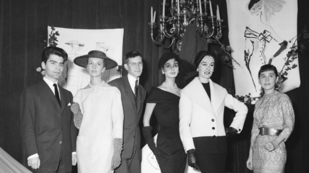 Karl Lagerfeld au prix Woolmark de 1954