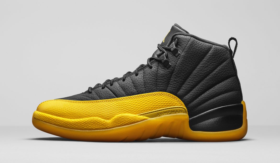 Air Jordan 12 Retro Black University Gold