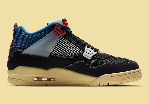 Union LA x Air Jordan 4 Off Noir