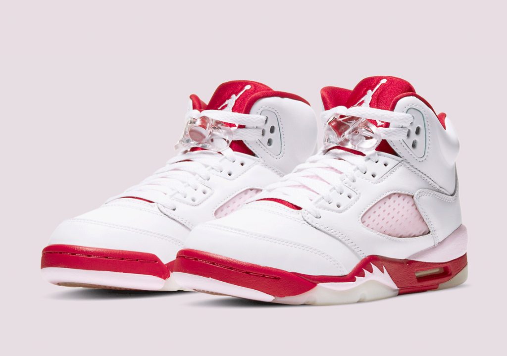 Air Jordan 5 GS White Pink Foam