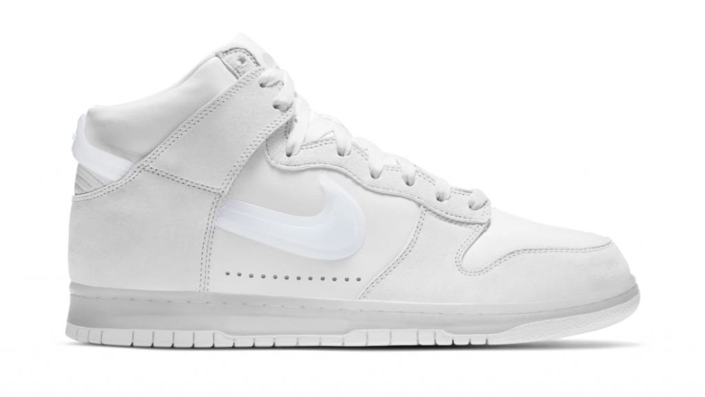Slam Jam x Nike Dunk High Clear White