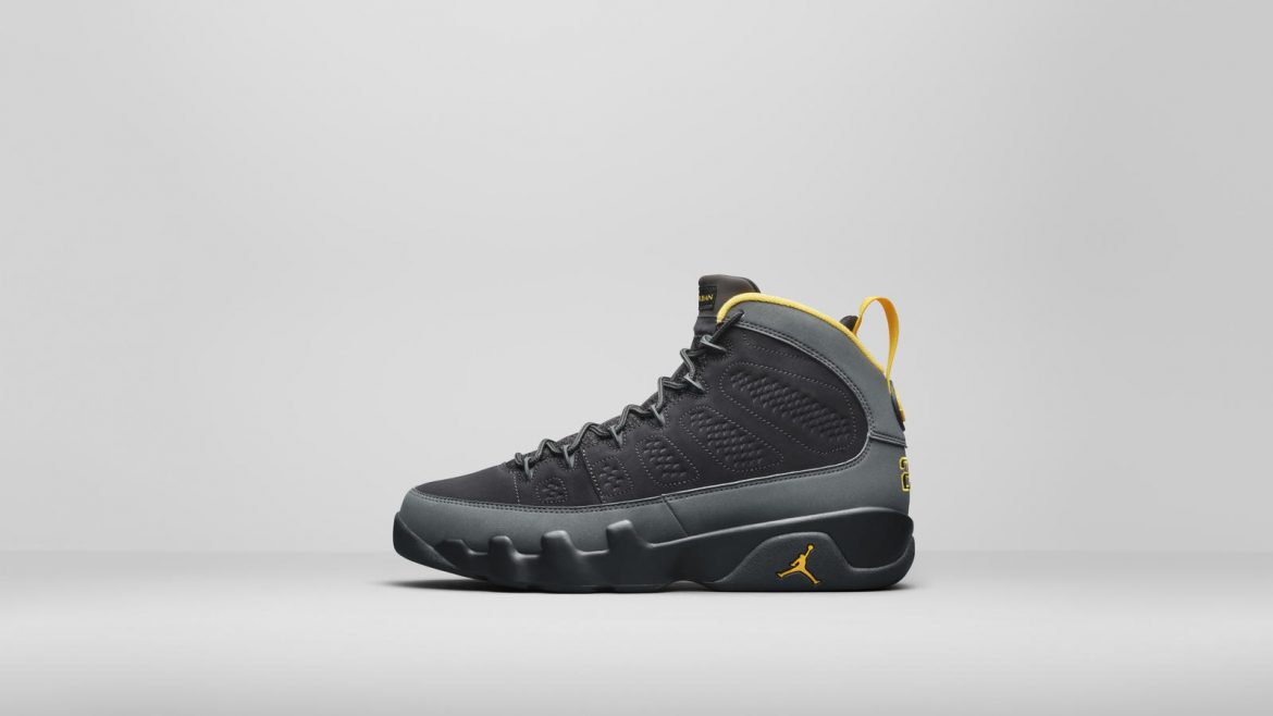 Air Jordan 9 Retro University Gold