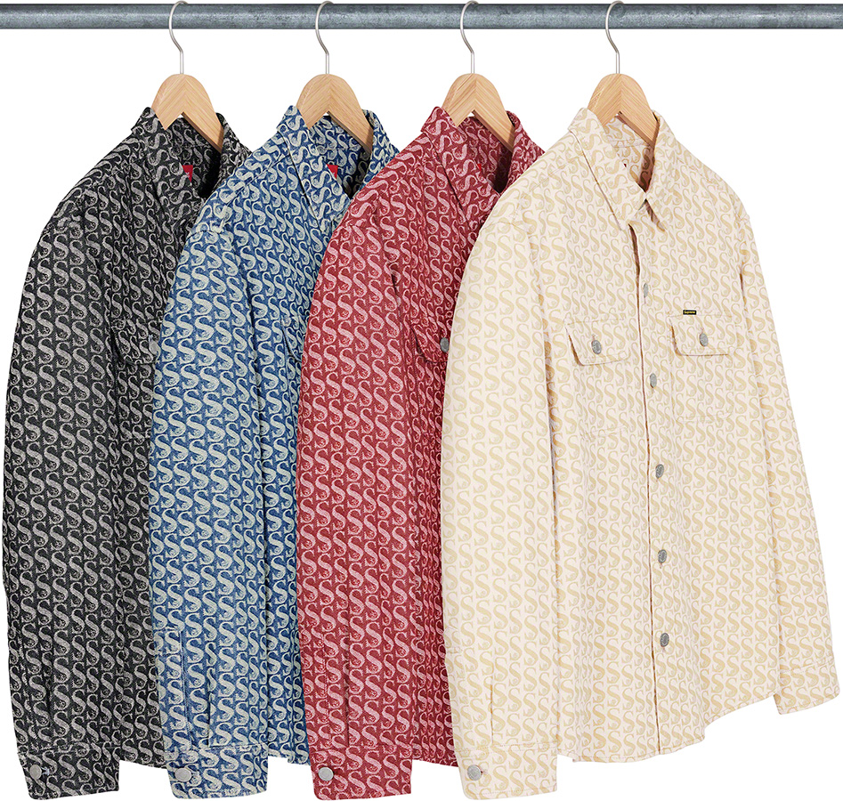 Supreme Monogram Denim Shirt Supreme Monogram Denim Shirt