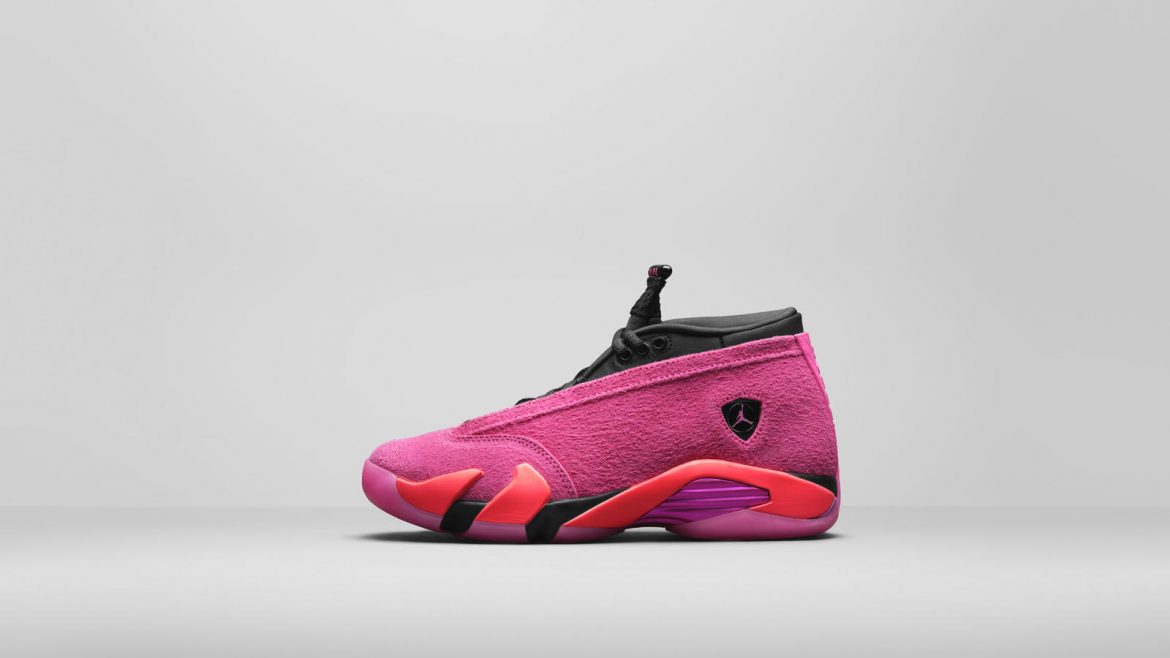 Air Jordan 14 Low WMNS Shocking-Pink