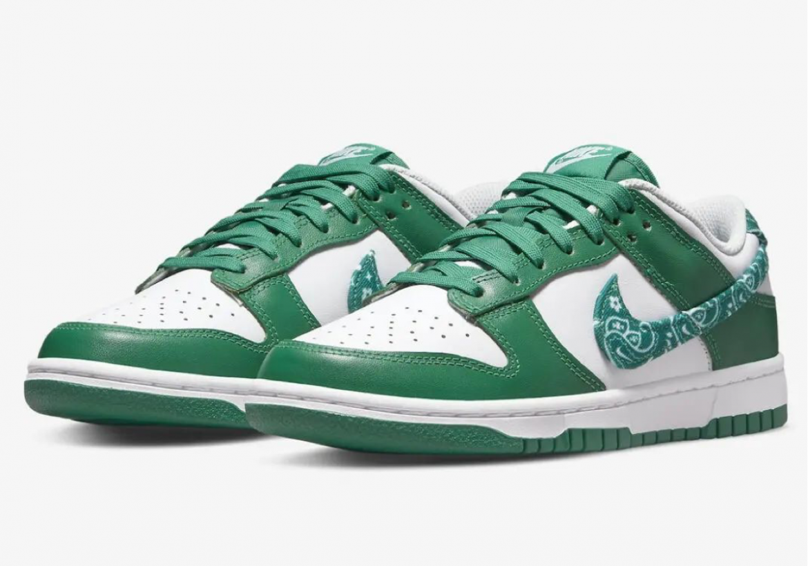 DUNK LOW PAISLEY PACK Nike-Dunk-Low-Paisley-Green