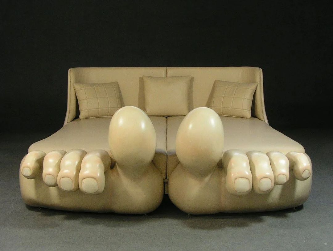 Lit double « Pedus » de Frank Oelke (1969)