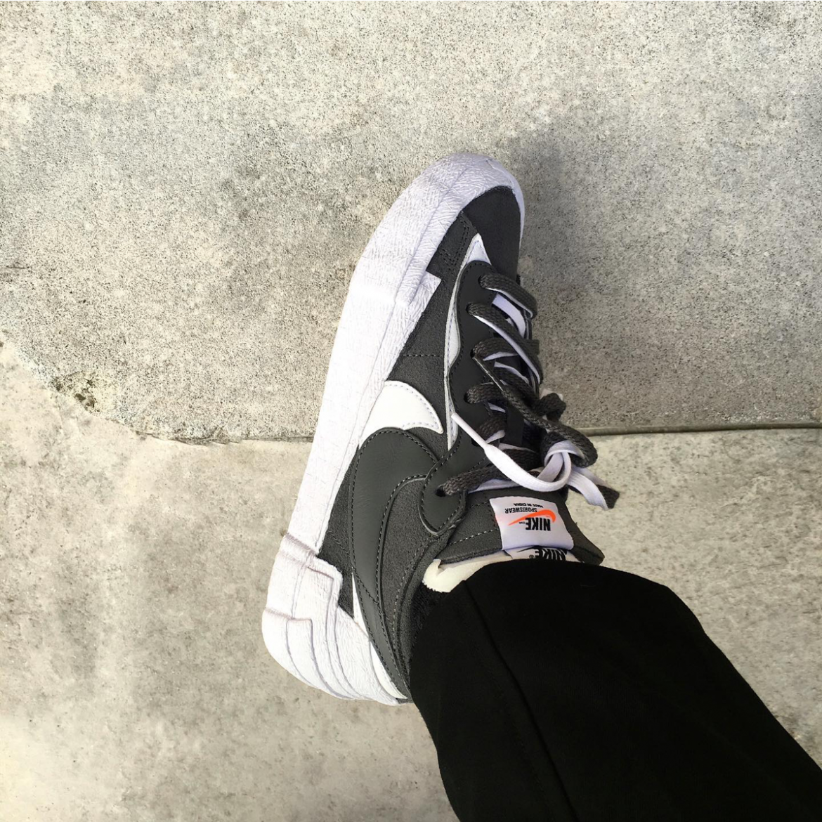 Nike Blazer Low Sacai Iron Grey