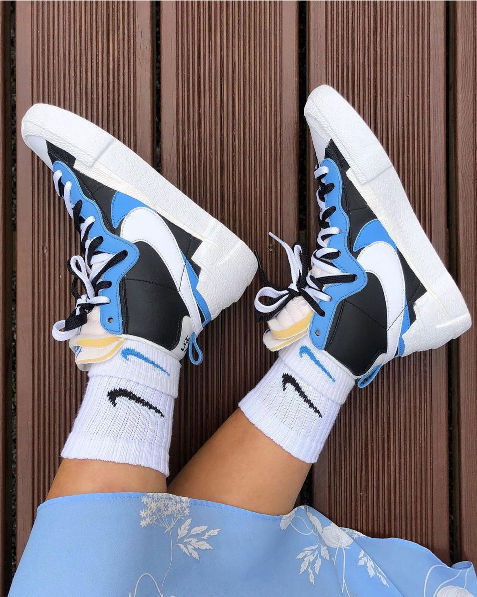 Nike Blazer Mid Sacai White Black Legend Blue