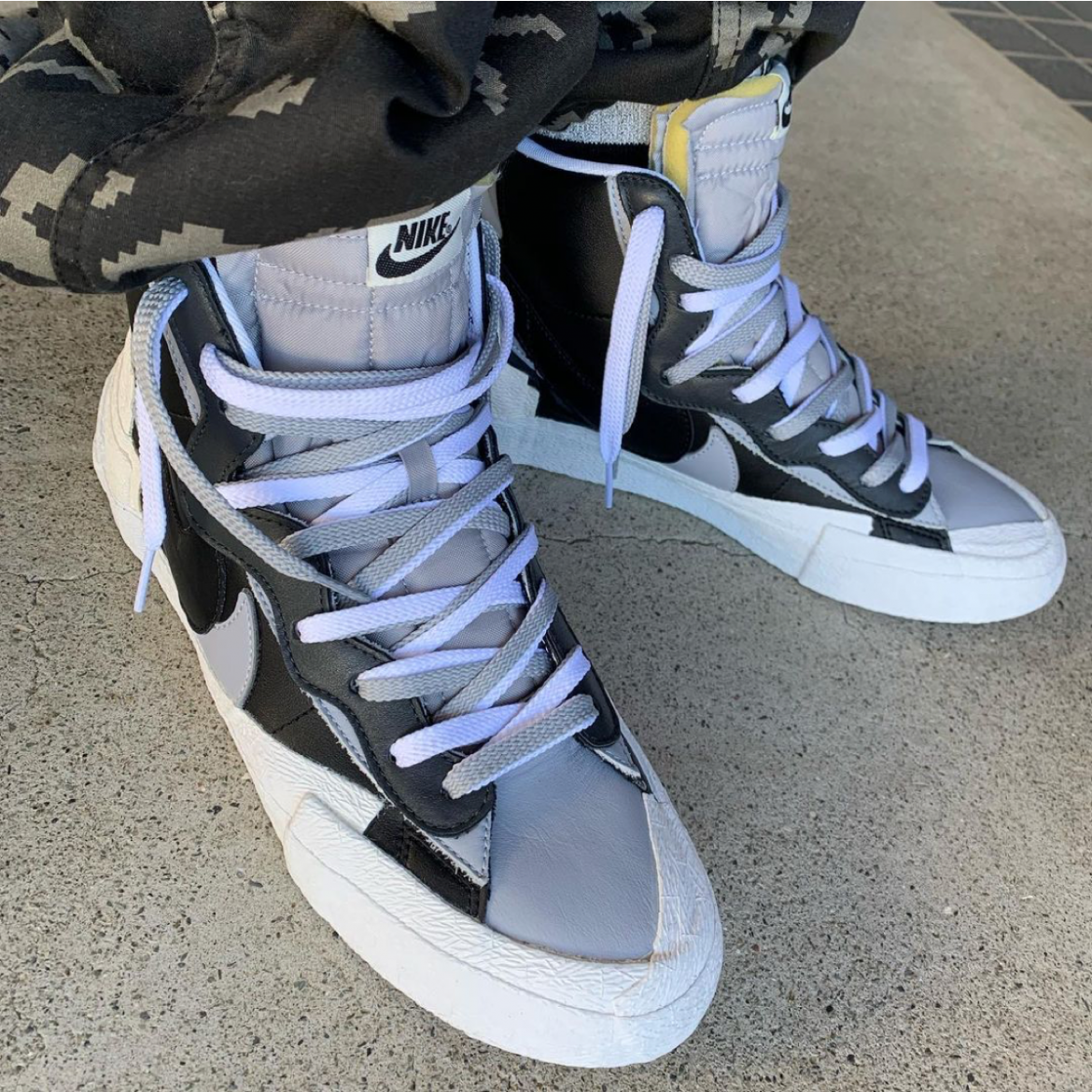 Nike Blazer Mid Sacai Black Grey