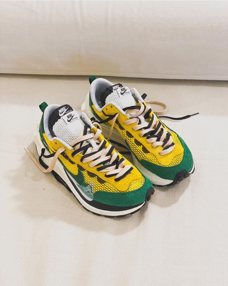 Nike Vapporwaffle Sacai Tour Yellow Stadium Green