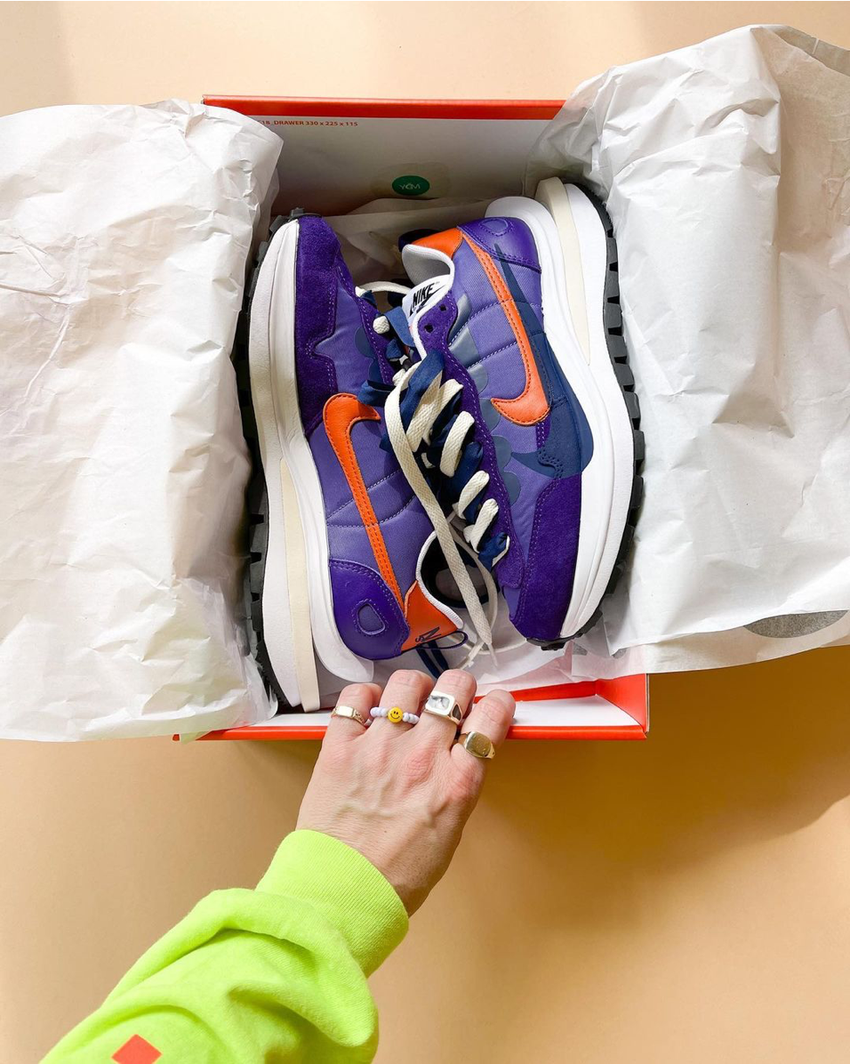 Nike Vaporwaffle Sacai Dark Iris