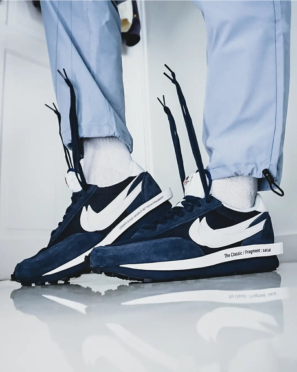 Nike LD Waffle SF Sacai Fragment Blue Void
