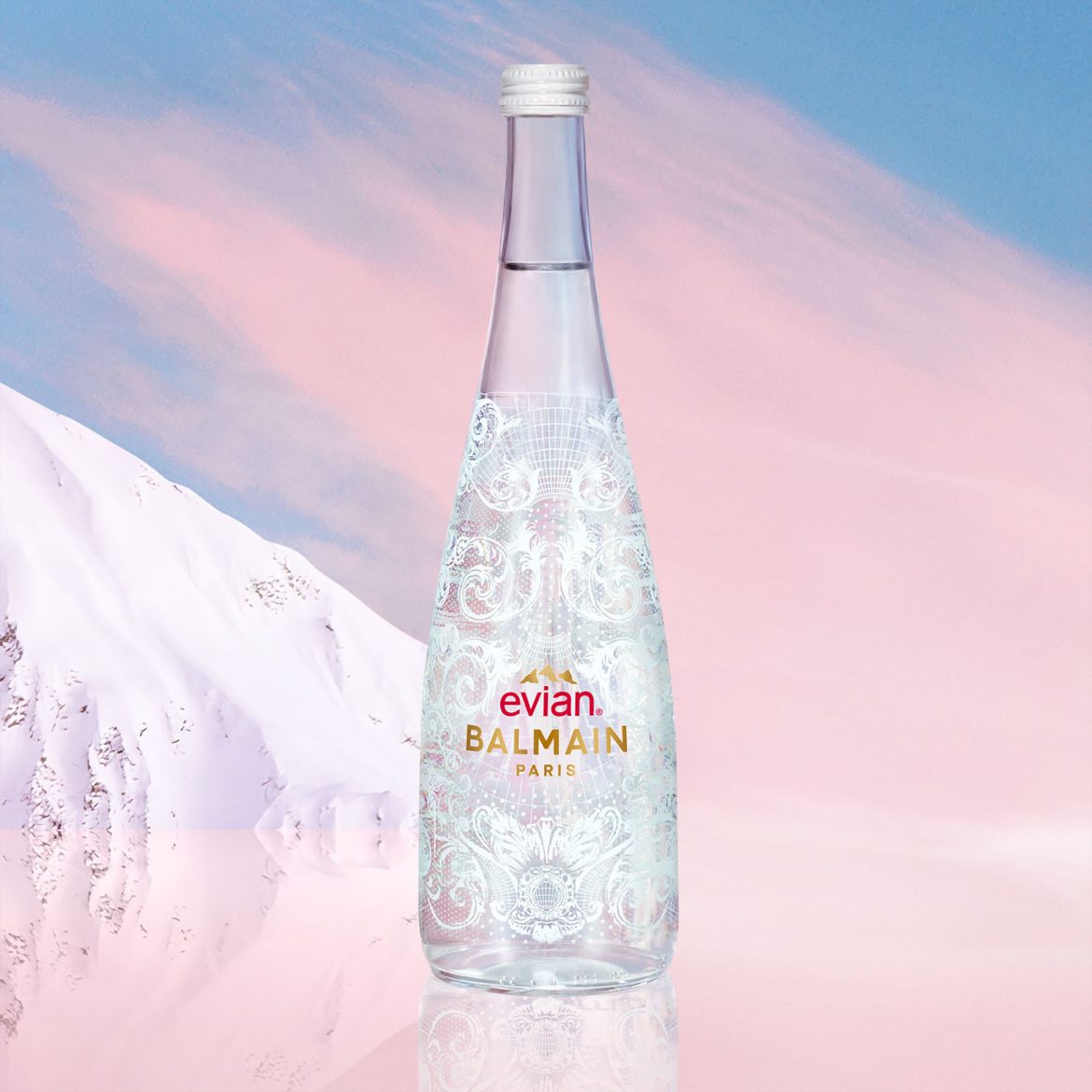 balmain-evian-collaboration